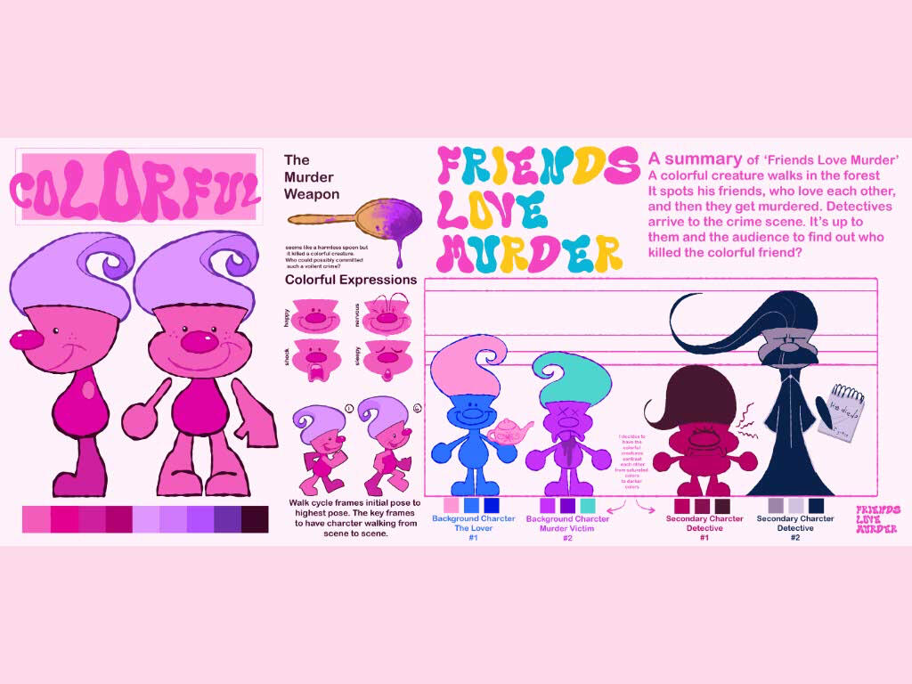 Colorful Trolls Character Sheet