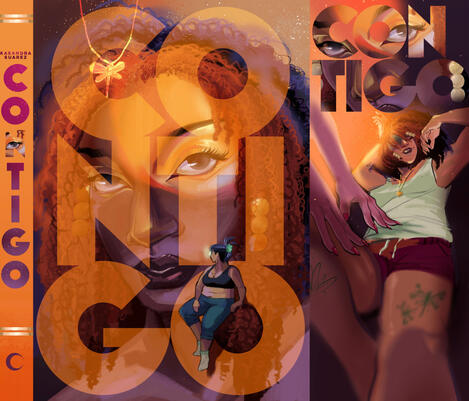 Young Adult Book Cover 'CONTIGO'