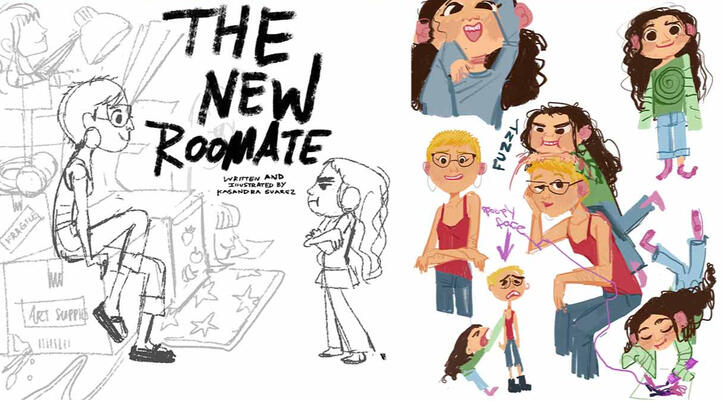 Book cover and ideation sketches